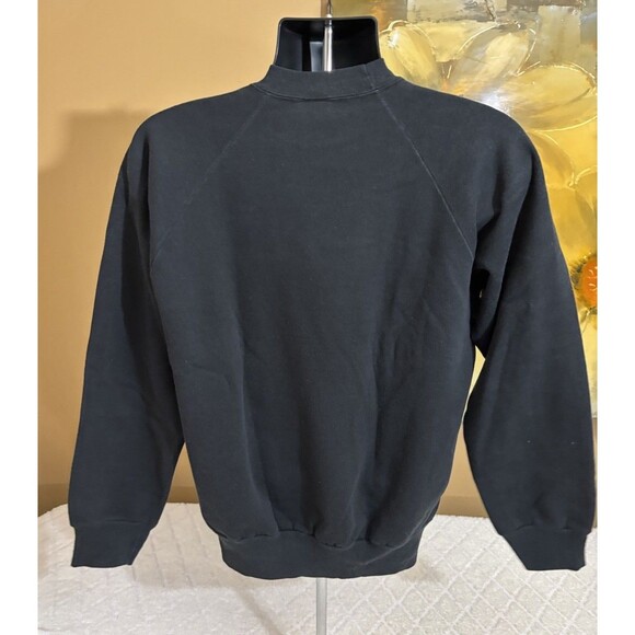 Vtg Anvil 80s USA Made Le Cabanon Lac Stanislas St Zenon Quebec Sweatshirt Large - Picture 8 of 16